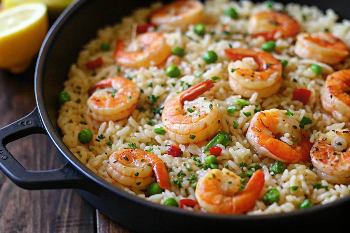 One-Pot Shrimp and Rice Meal