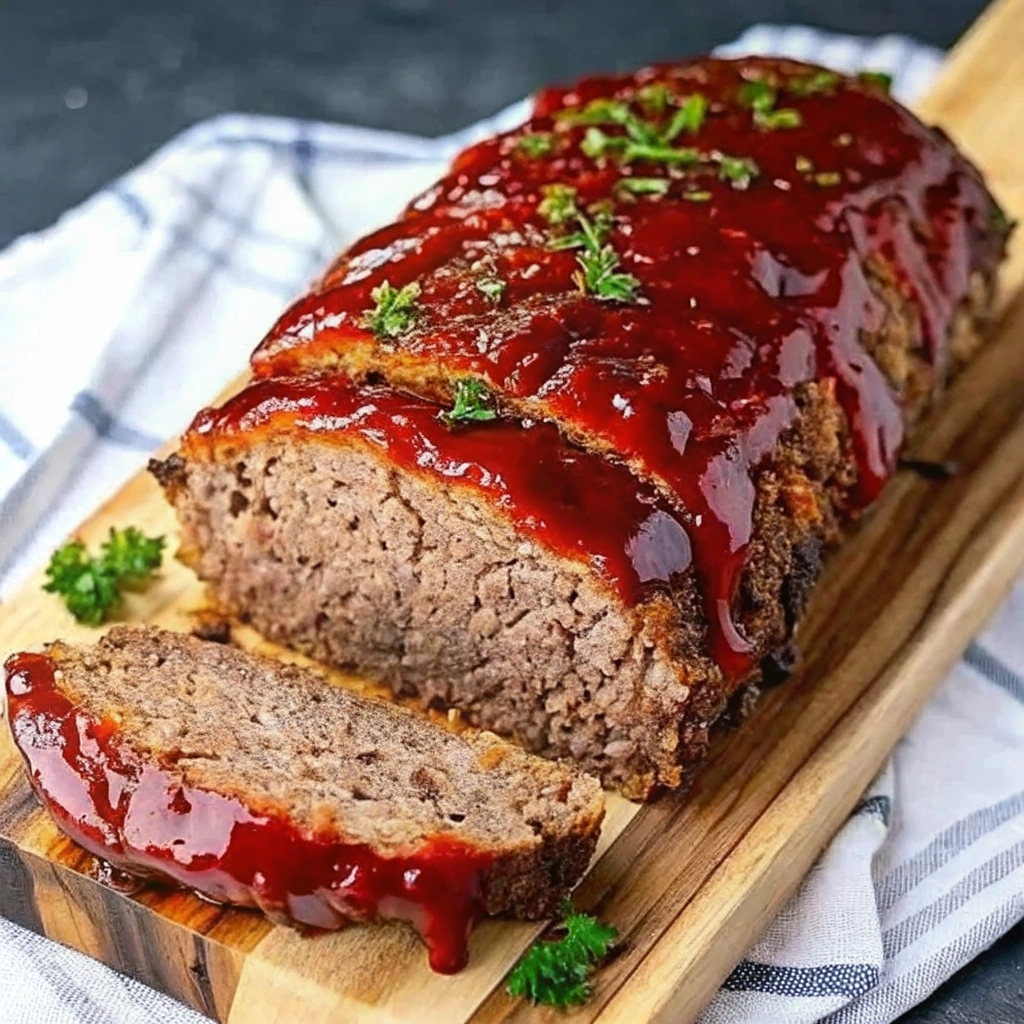 Bacon-wrapped Pioneer Woman Meatloaf with sweet-spicy glaze
The Pioneer Woman Meatloaf
