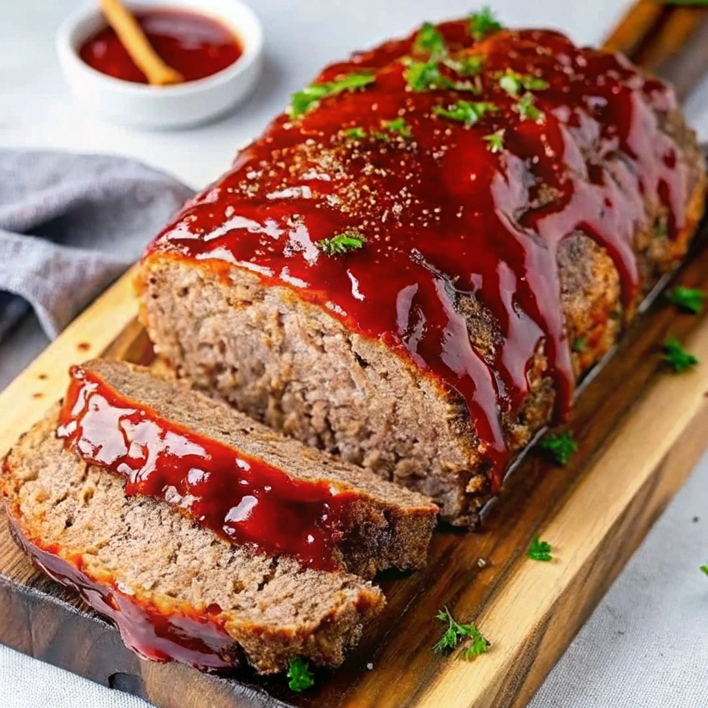 Bacon-wrapped Pioneer Woman Meatloaf with sweet-spicy glaze
The Pioneer Woman Meatloaf