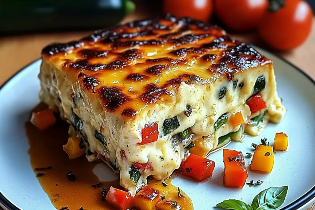 Cottage Cheese and Veggies Bake