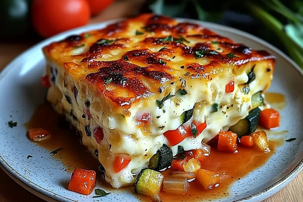 Cottage Cheese and Veggies Bake