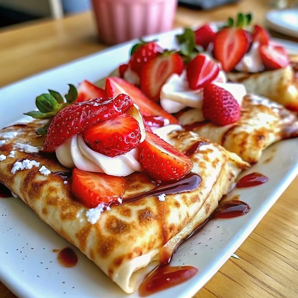 Golden fried chimichanga sliced open to reveal creamy strawberry cheesecake filling