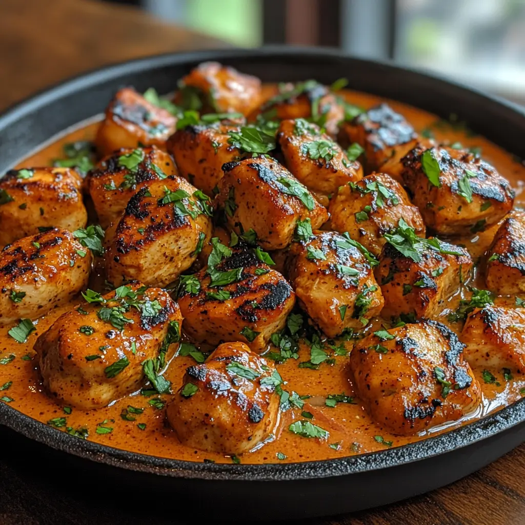 Texas Roadhouse Butter Chicken Skillet with glossy honey-butter glaze