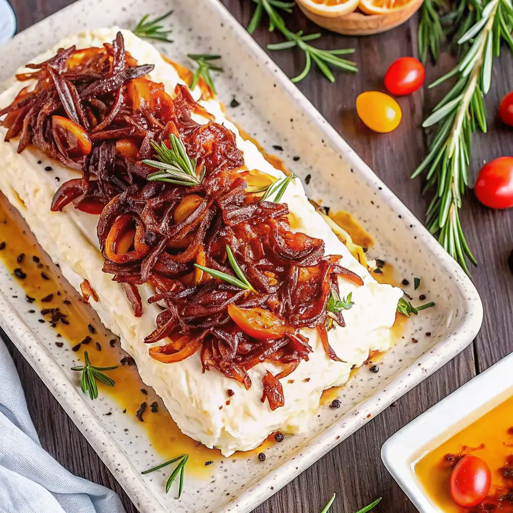Homemade cheese log coated in nuts and cranberries on a party platter