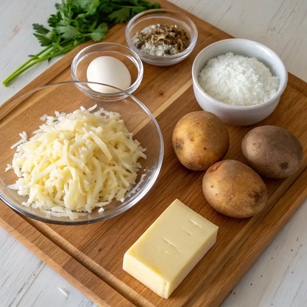 golden homemade hash browns stacked on a plate