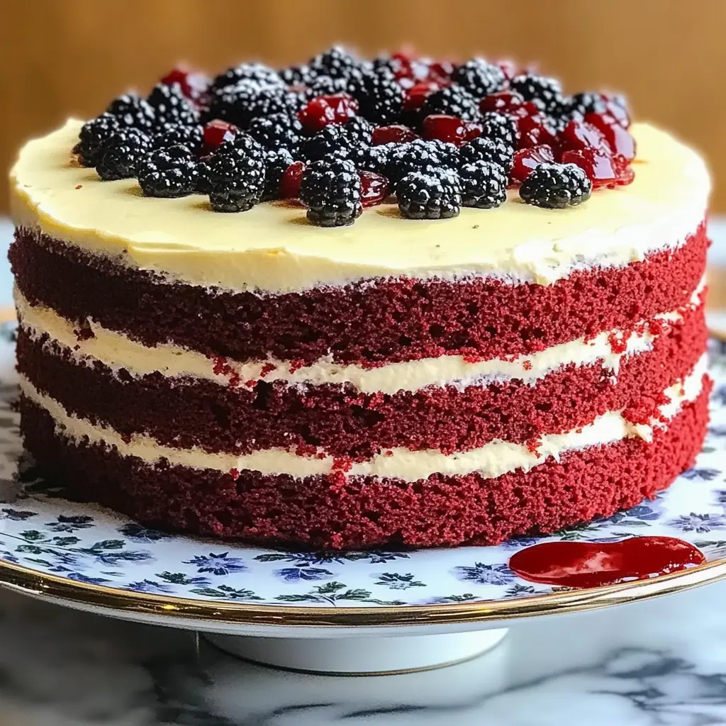 A slice of Juneteenth Red Velvet Cake decorated with red, black, and green frosting
