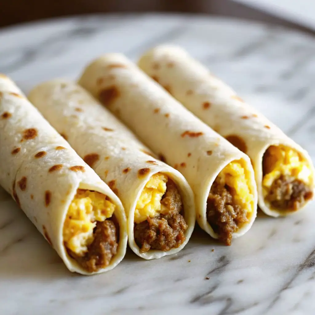 Sausage, Egg, and Cheese Breakfast Roll-Ups