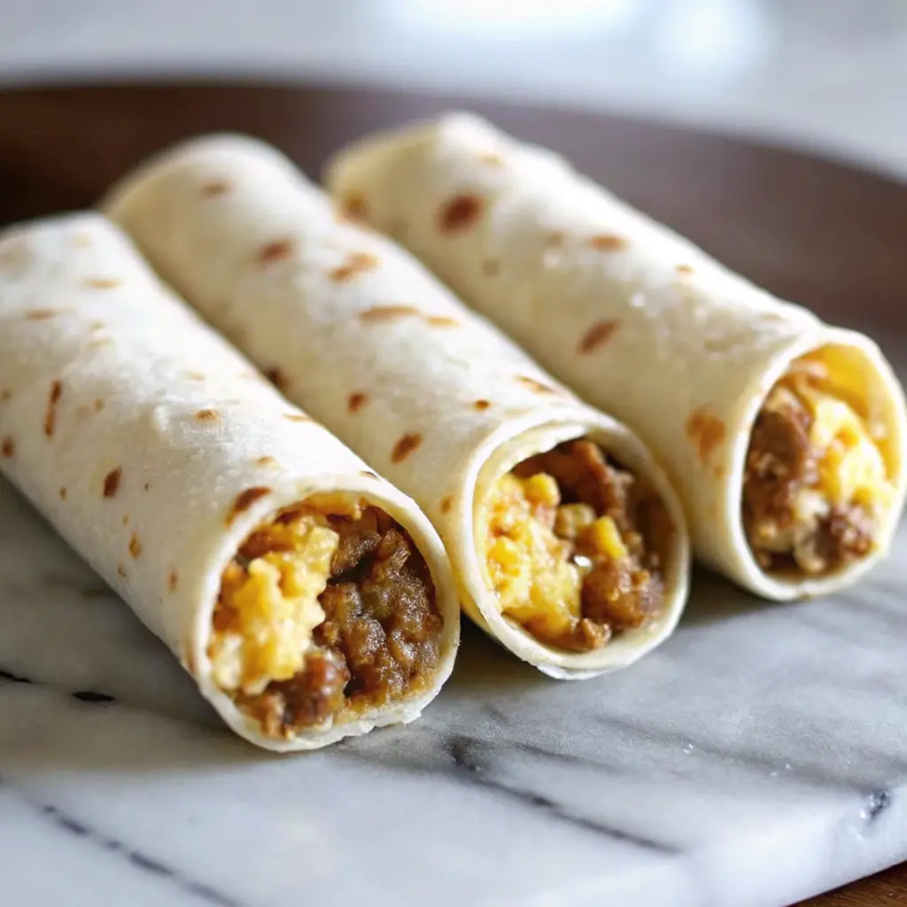 Sausage, Egg, and Cheese Breakfast Roll-Ups