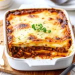 Slice of Sweet Potato Greek Moussaka