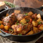BBQ Chicken Potato Skillet