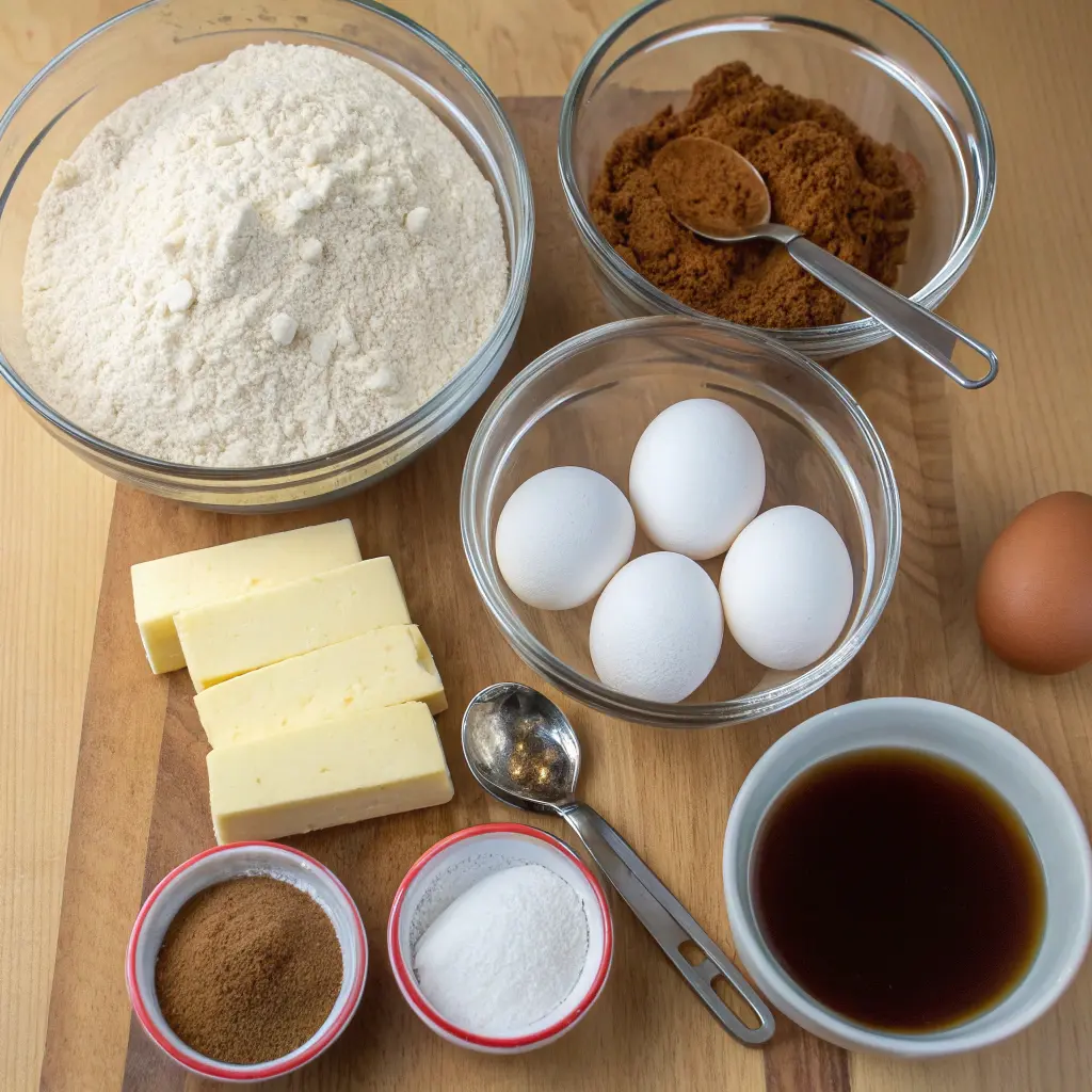 Cake Mix Coffee Cake with golden cinnamon streusel topping on a white plate