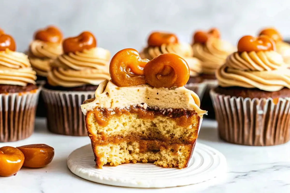 Pumpkin Cheesecake Cupcake with cream cheese frosting and cinnamon sprinkle