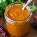 Bowl of creamy chipotle garlic sauce with lime wedges