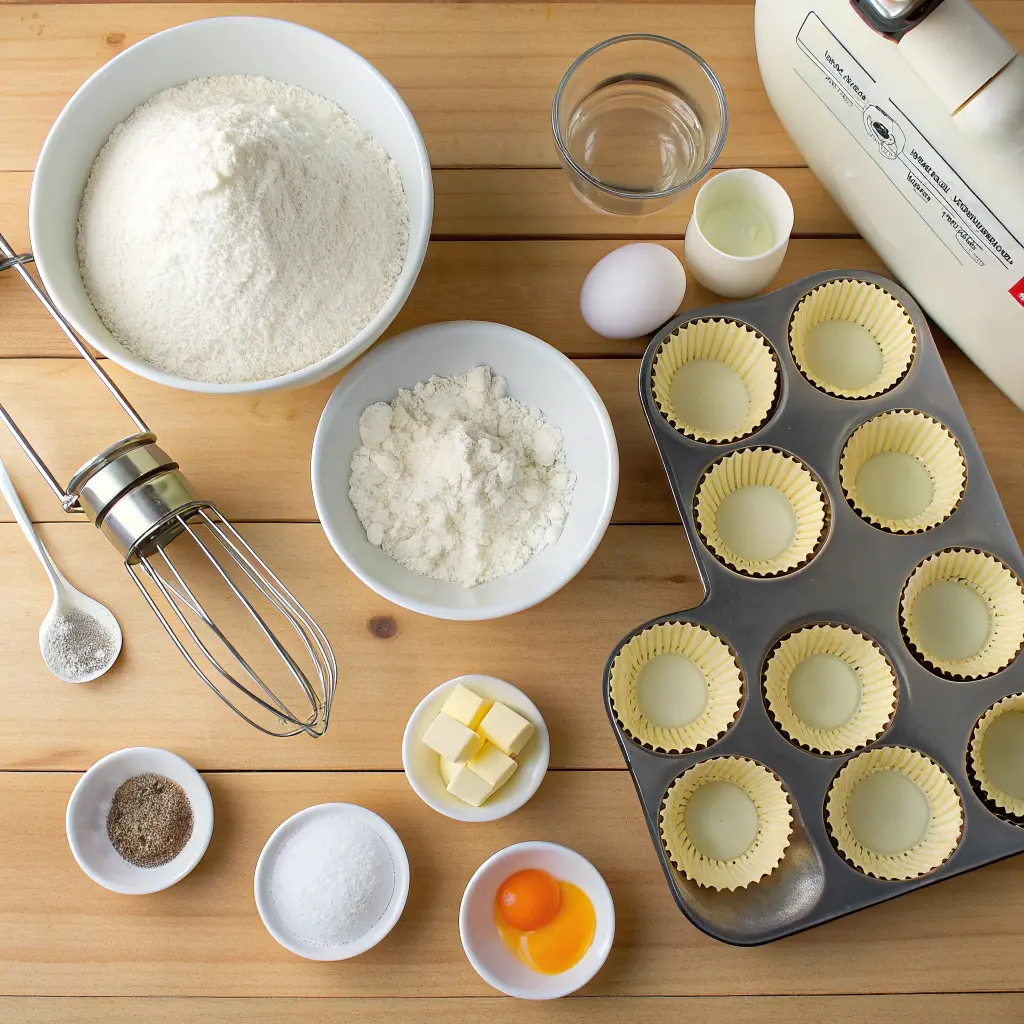 These classic vanilla birthday cupcakes are soft, fluffy, and topped with creamy buttercream — a timeless treat for parties and special occasions.