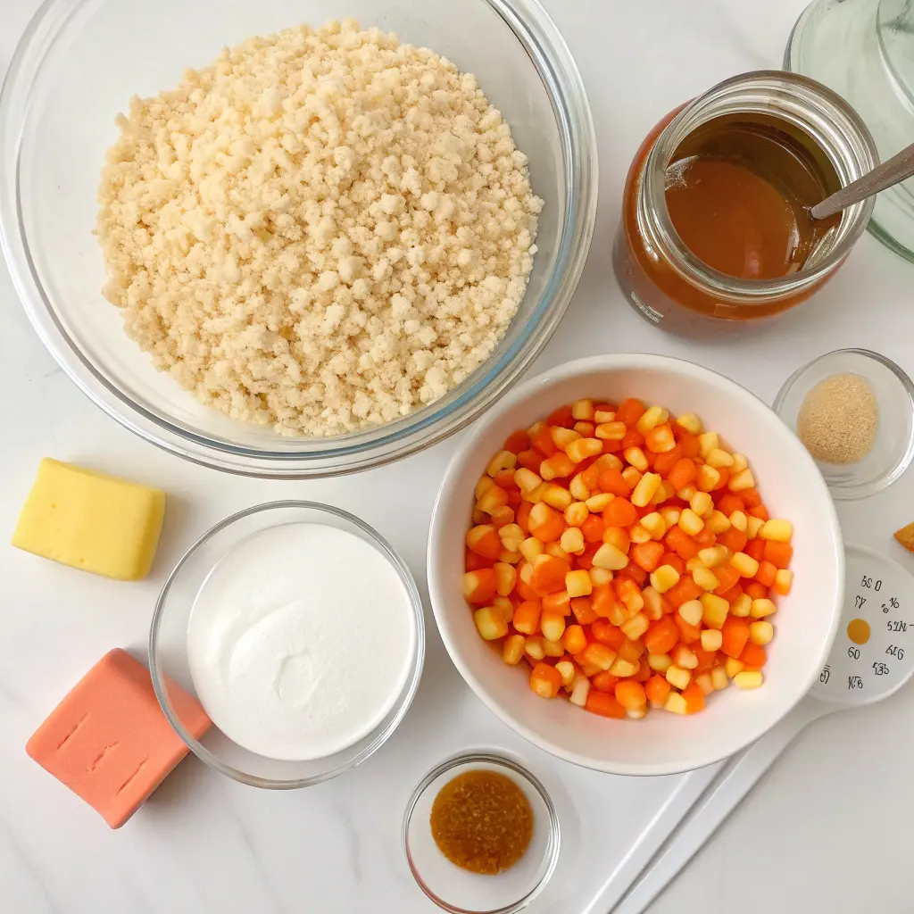 Candy Corn Rice Krispies Treats Recipe