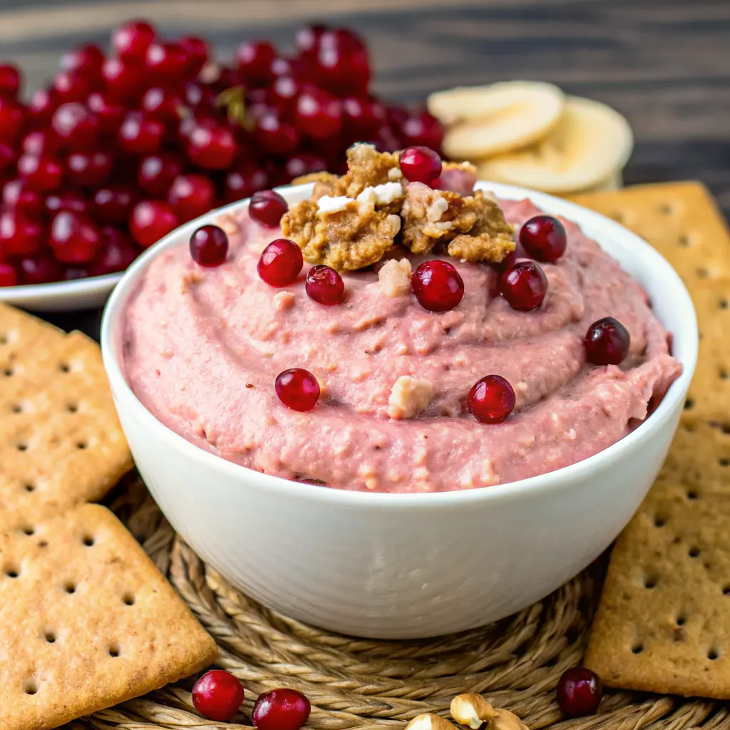 Creamy Cranberry Walnut Dip