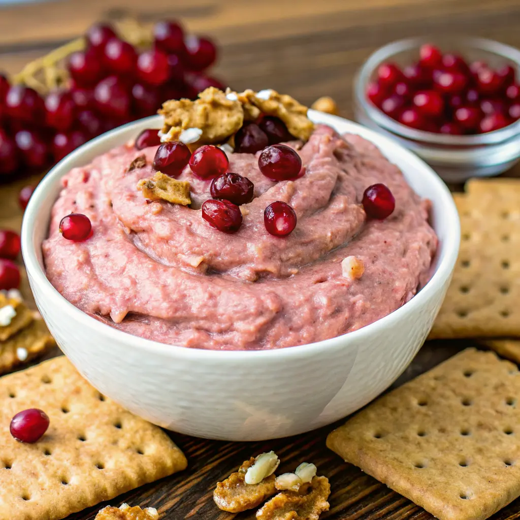 Creamy Cranberry Walnut Dip