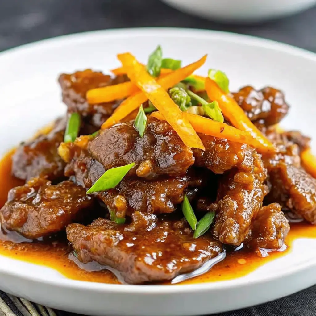 Crispy Beef in Orange Sauce