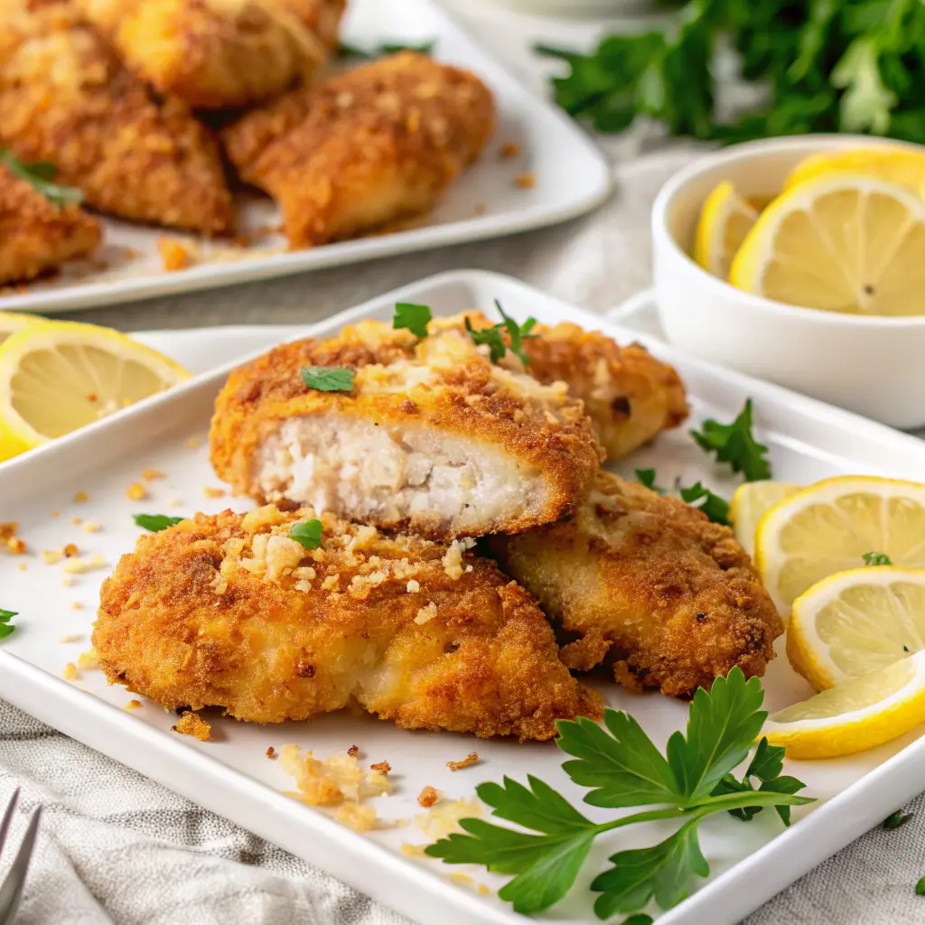 Crispy Parmesan Chicken Cutlets