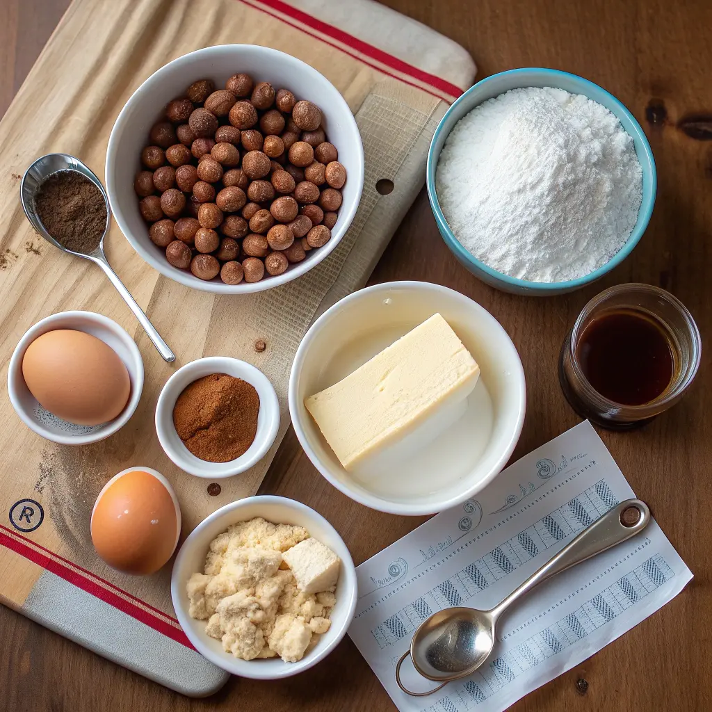 Hazelnut espresso cookies recipe—dark-chocolate drizzle on rack