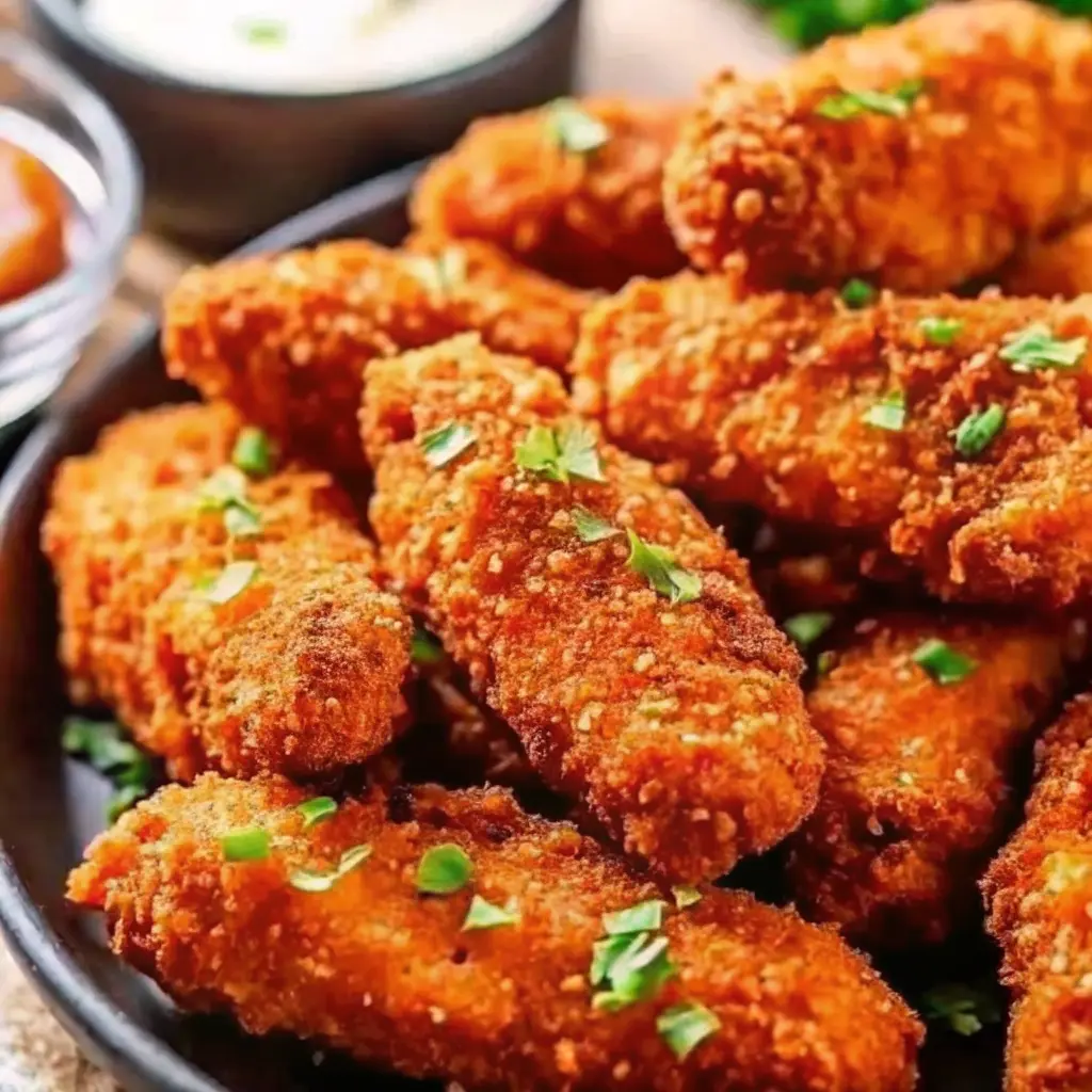 Hot Chicken Crunchers sandwich with glaze, pickles, and slaw on brioche