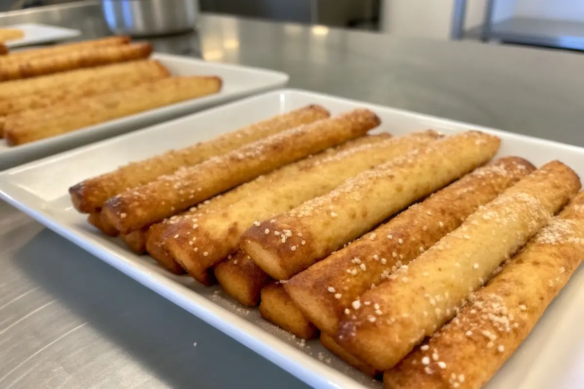 Crack sticks dessert roll-ups with cinnamon sugar