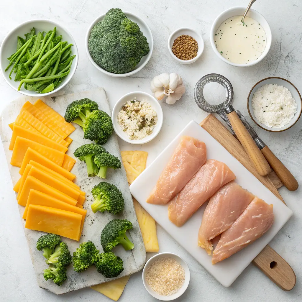 Broccoli Cheddar Chicken Roll-Ups