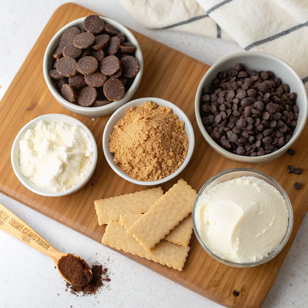 Chocolate Espresso Cream Pie with whipped cream and chocolate curls