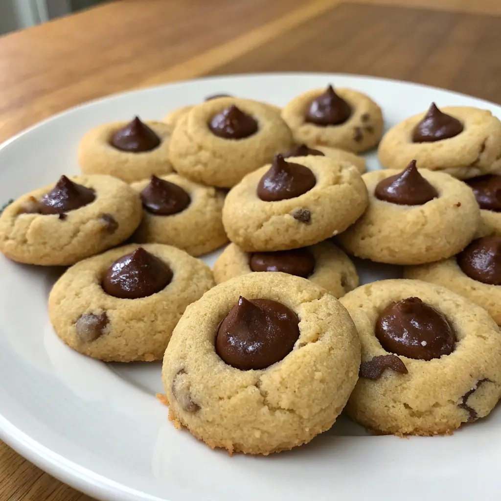 Chocolate Thumbprint Cookies