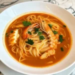 Cozy Italian Fish and Pasta Soup Recipe