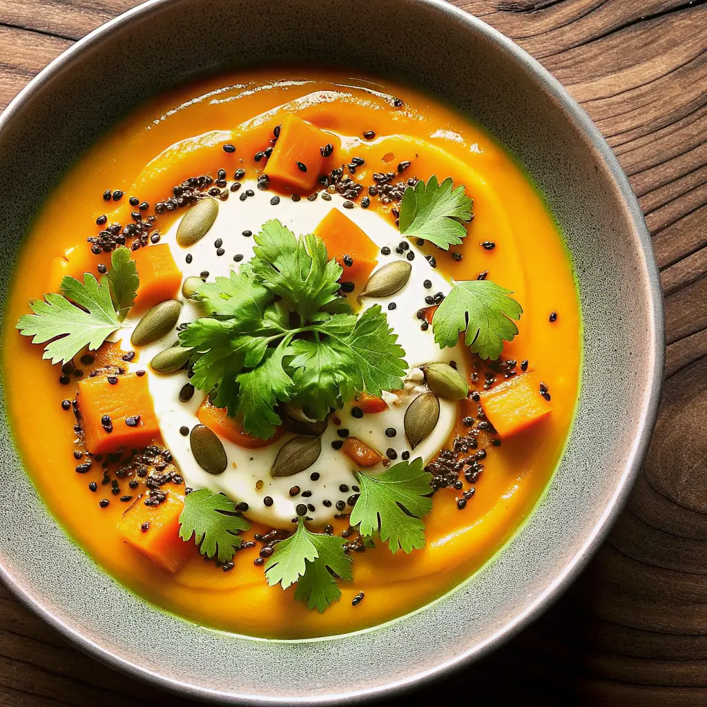 Pumpkin and Sweet Potato Soup