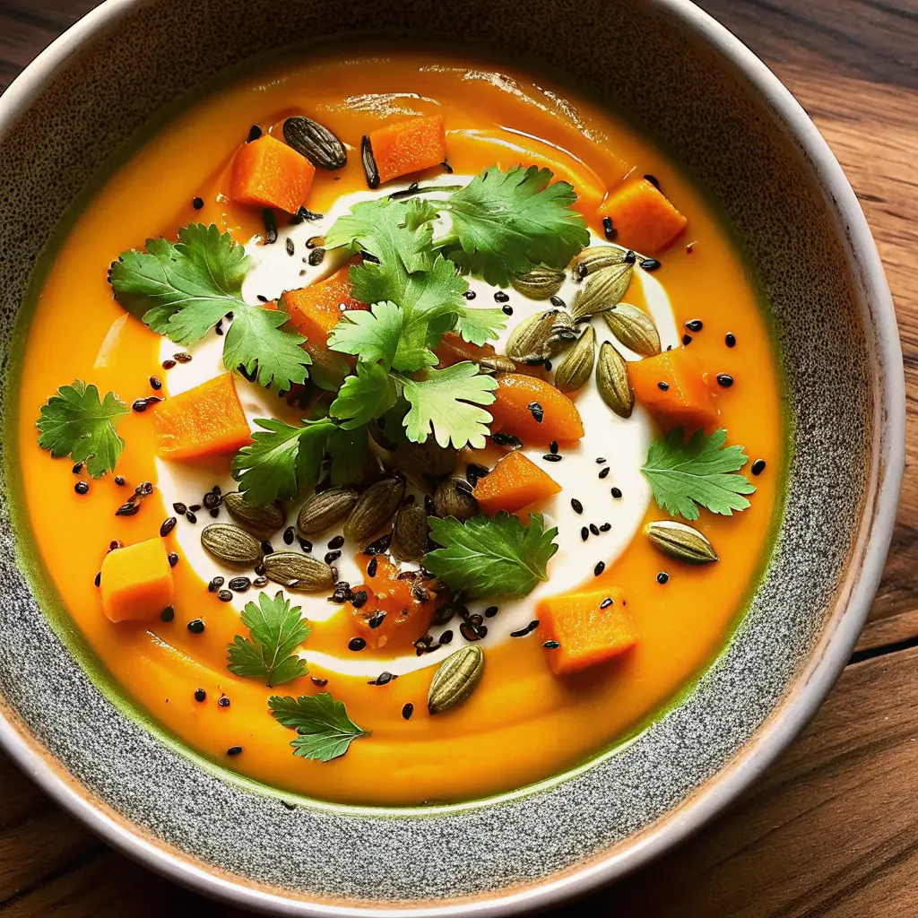 Pumpkin and Sweet Potato Soup