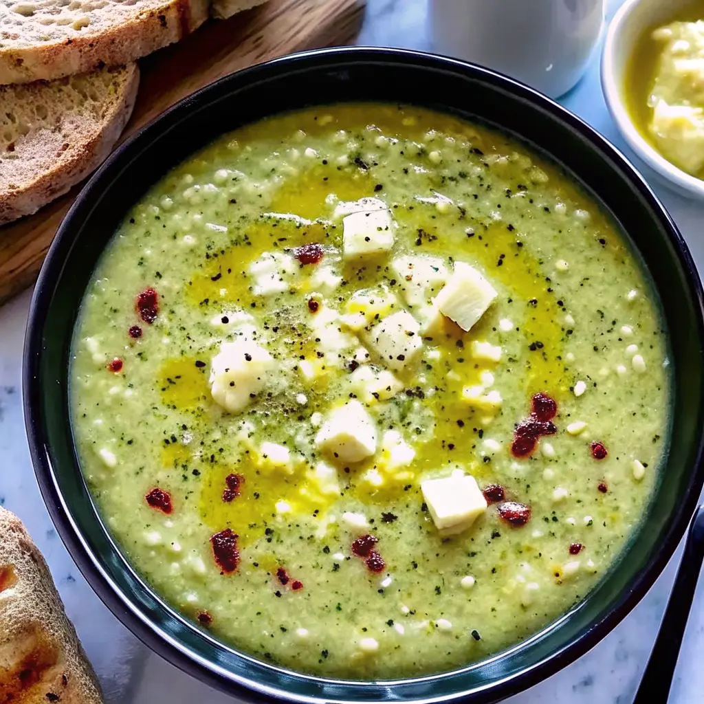 Broccoli Feta Soup recipe