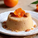 Helva sweet semolina dessert topped with pine nuts Helva (Sweet Semolina Dessert)