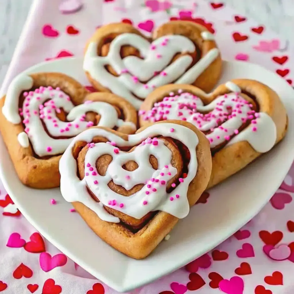 Sweetheart Cinnamon Rolls