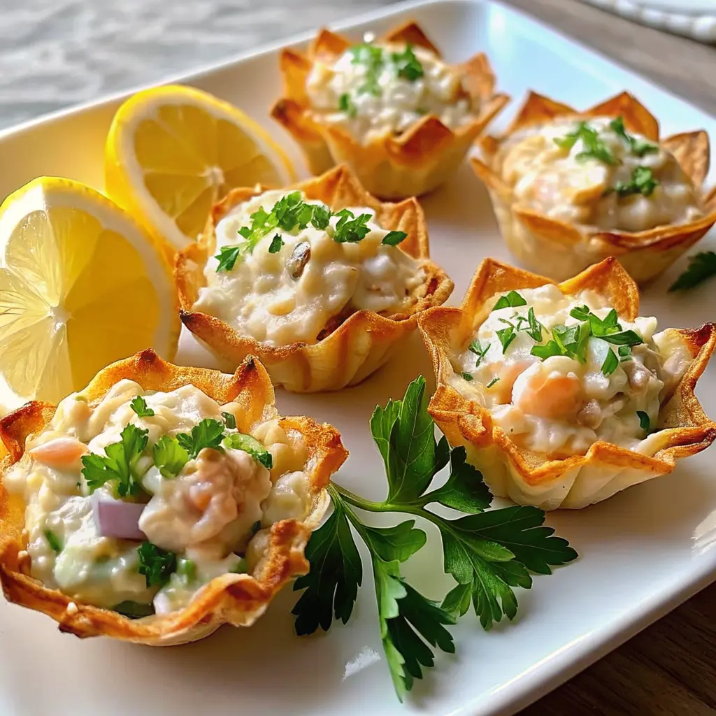 Creamy Shrimp Dip in Phyllo Cups