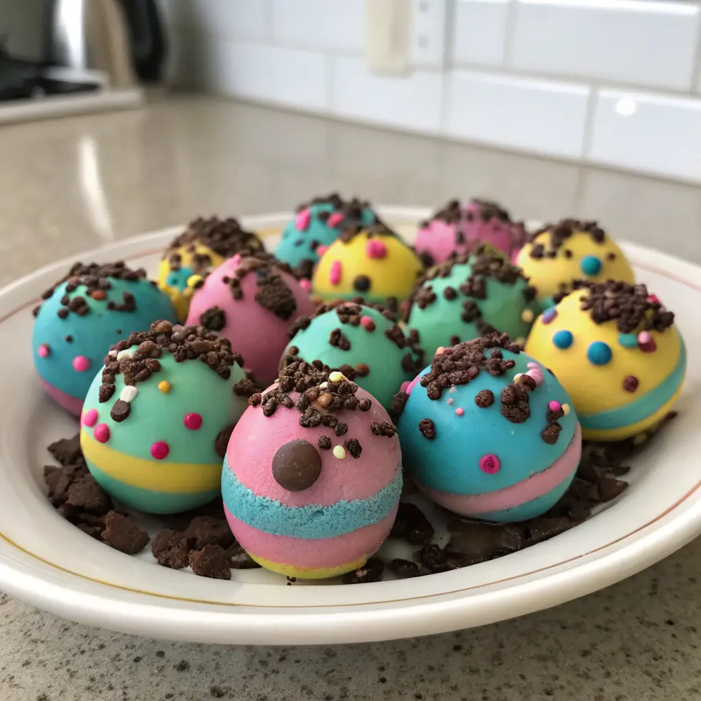 Easter Egg Oreo Cookie Balls