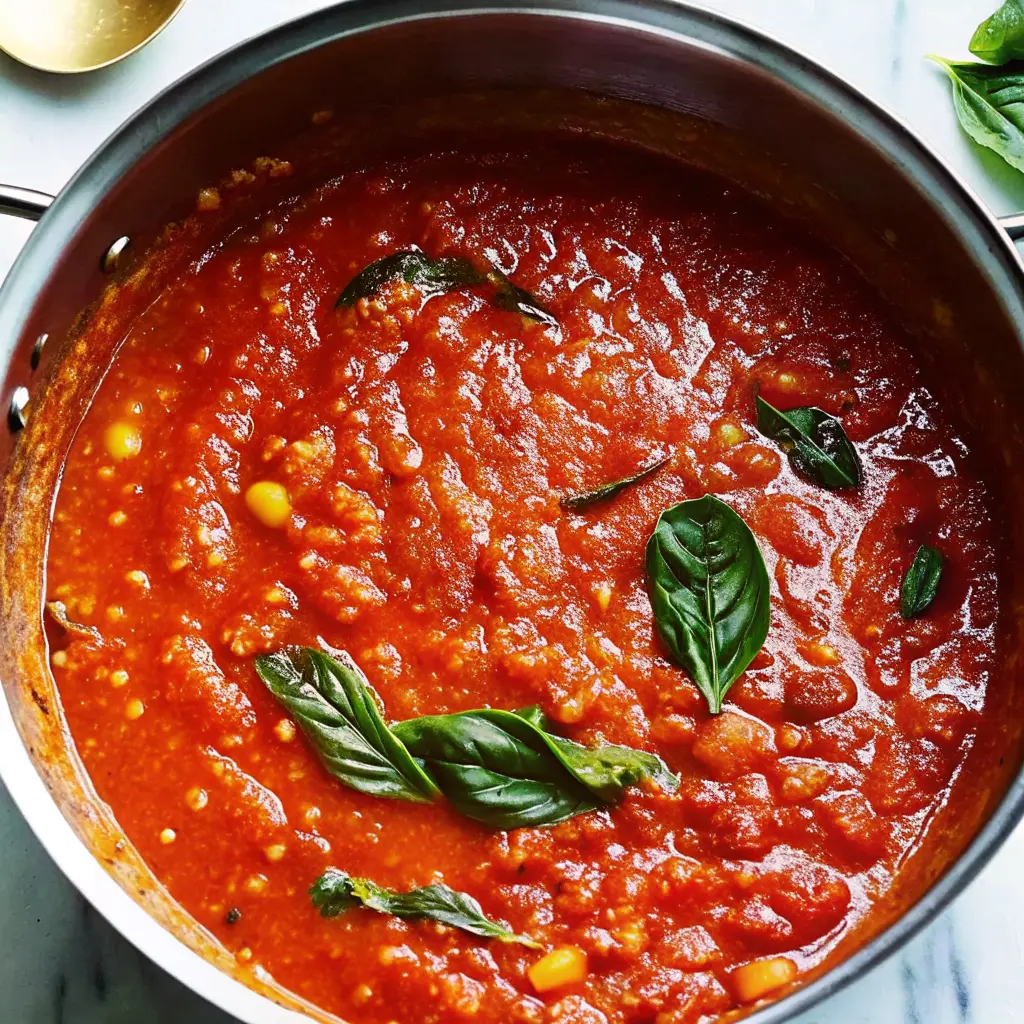 Homemade Marinara Sauce recipe
