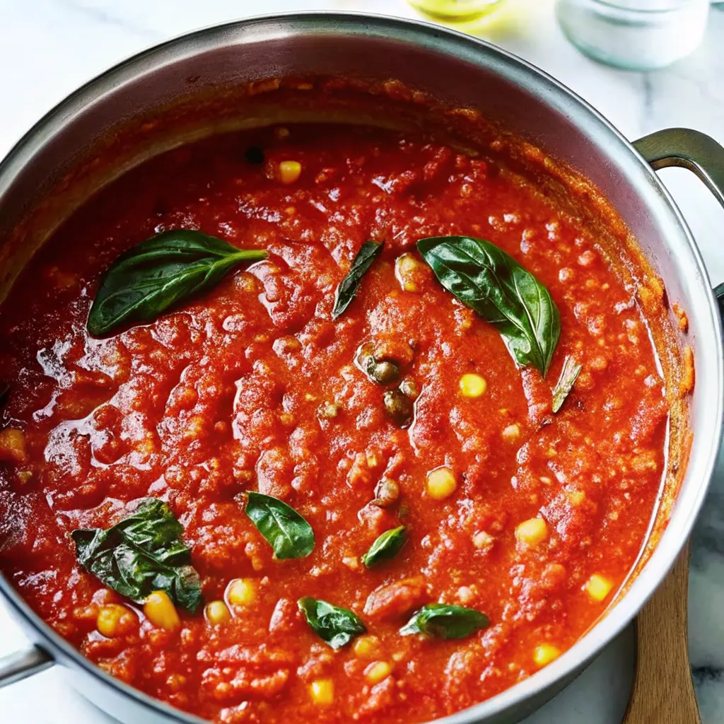 Homemade Marinara Sauce Recipe