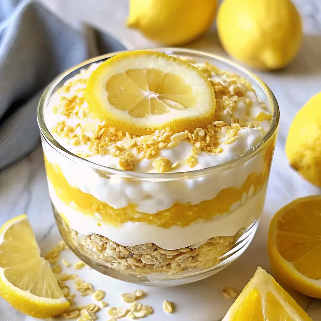 Lemon Cheesecake Overnight Oats