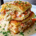 shrimp crab melts snack on tray