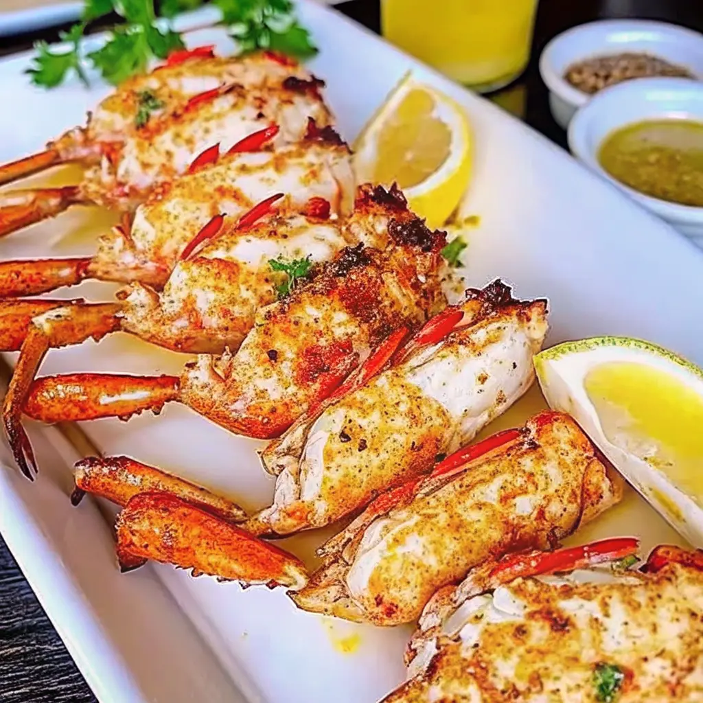 Crispy Garlic Butter Crab Clusters