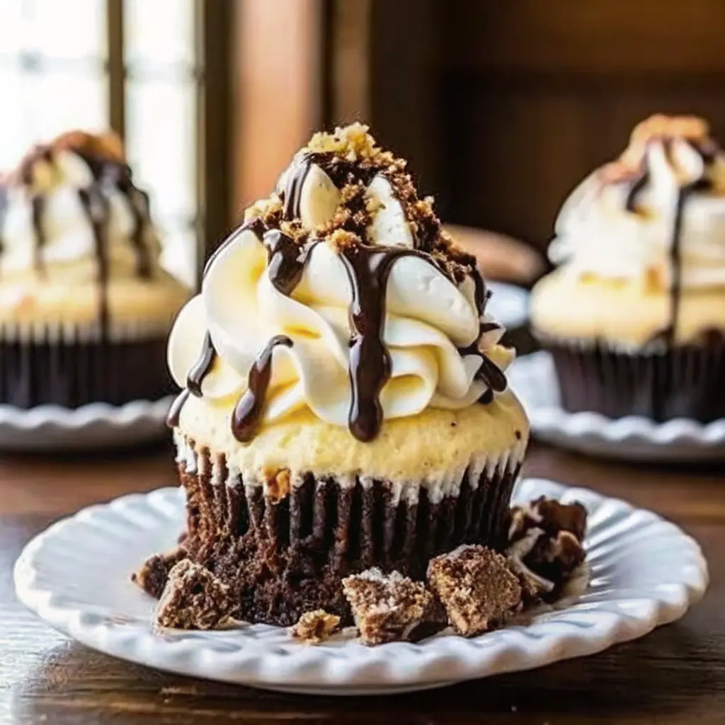 Loaded Brownie Cheesecake Cups