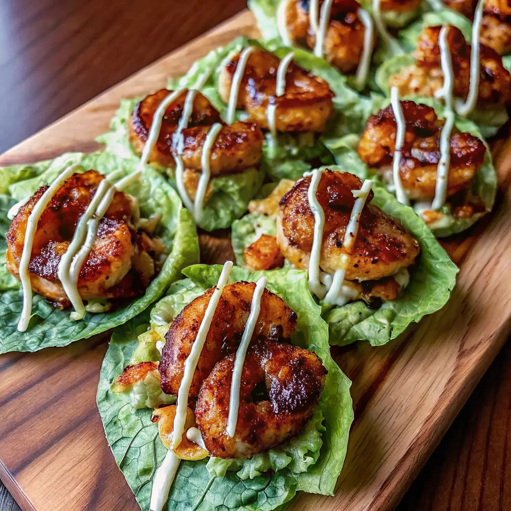 Low carb shrimp lettuce wraps recipe