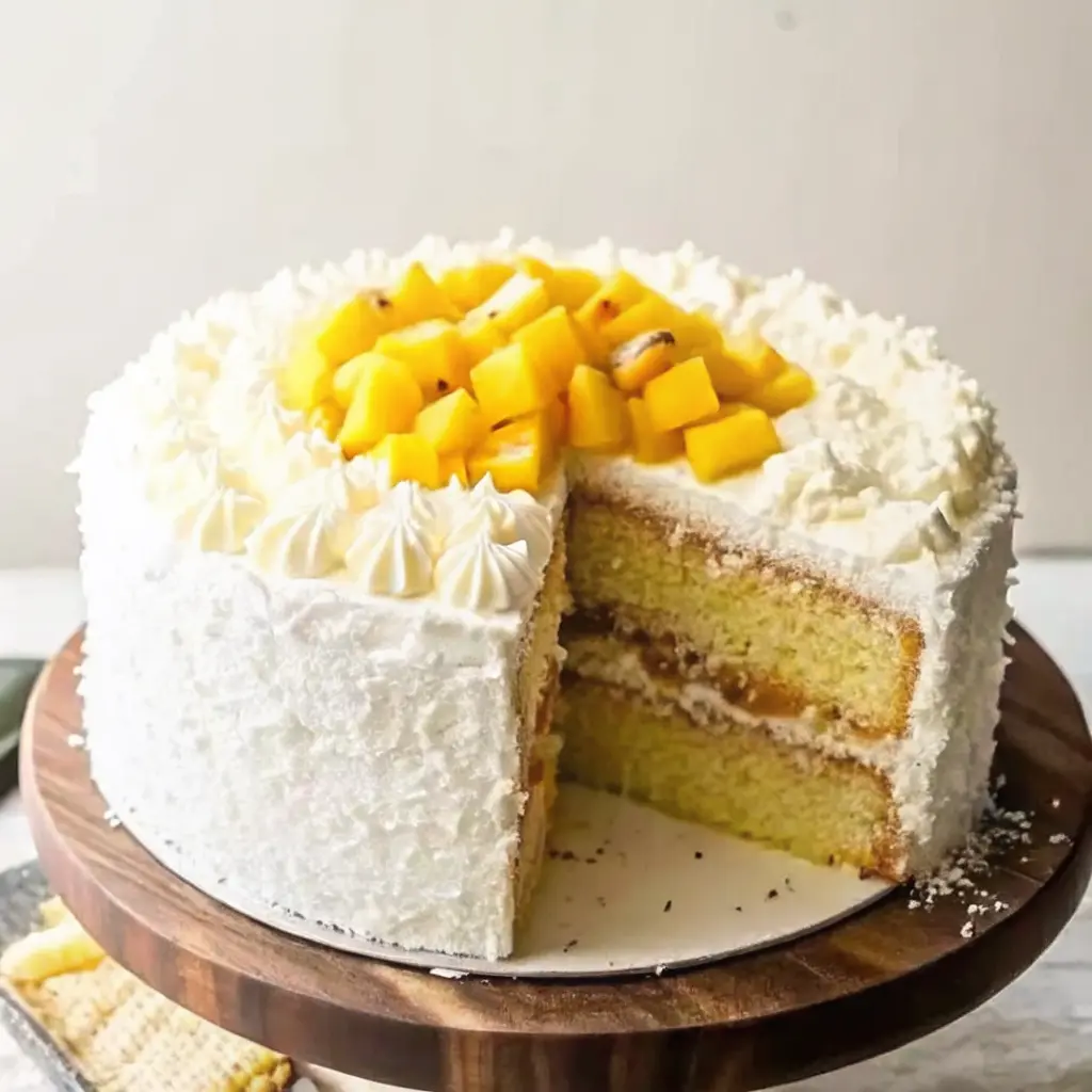 Mango Coconut Cake