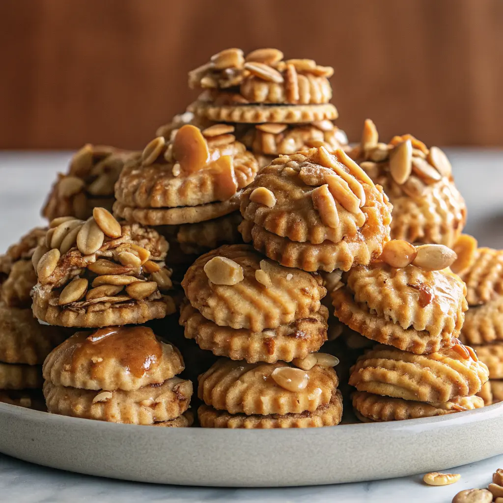 Ritz Cracker Caramel Peanut Clusters