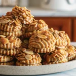 Ritz cracker caramel peanut clusters with chocolate drizzle