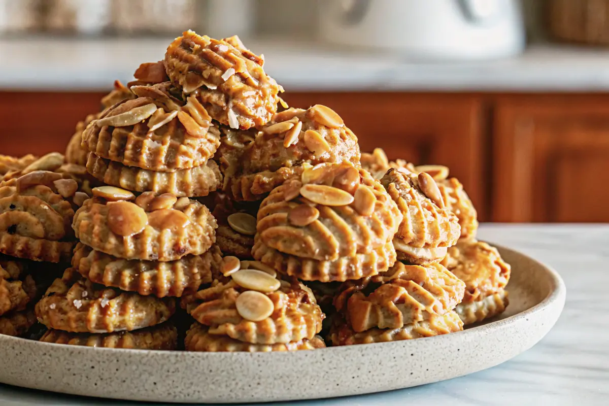 Ritz cracker caramel peanut clusters with chocolate drizzle