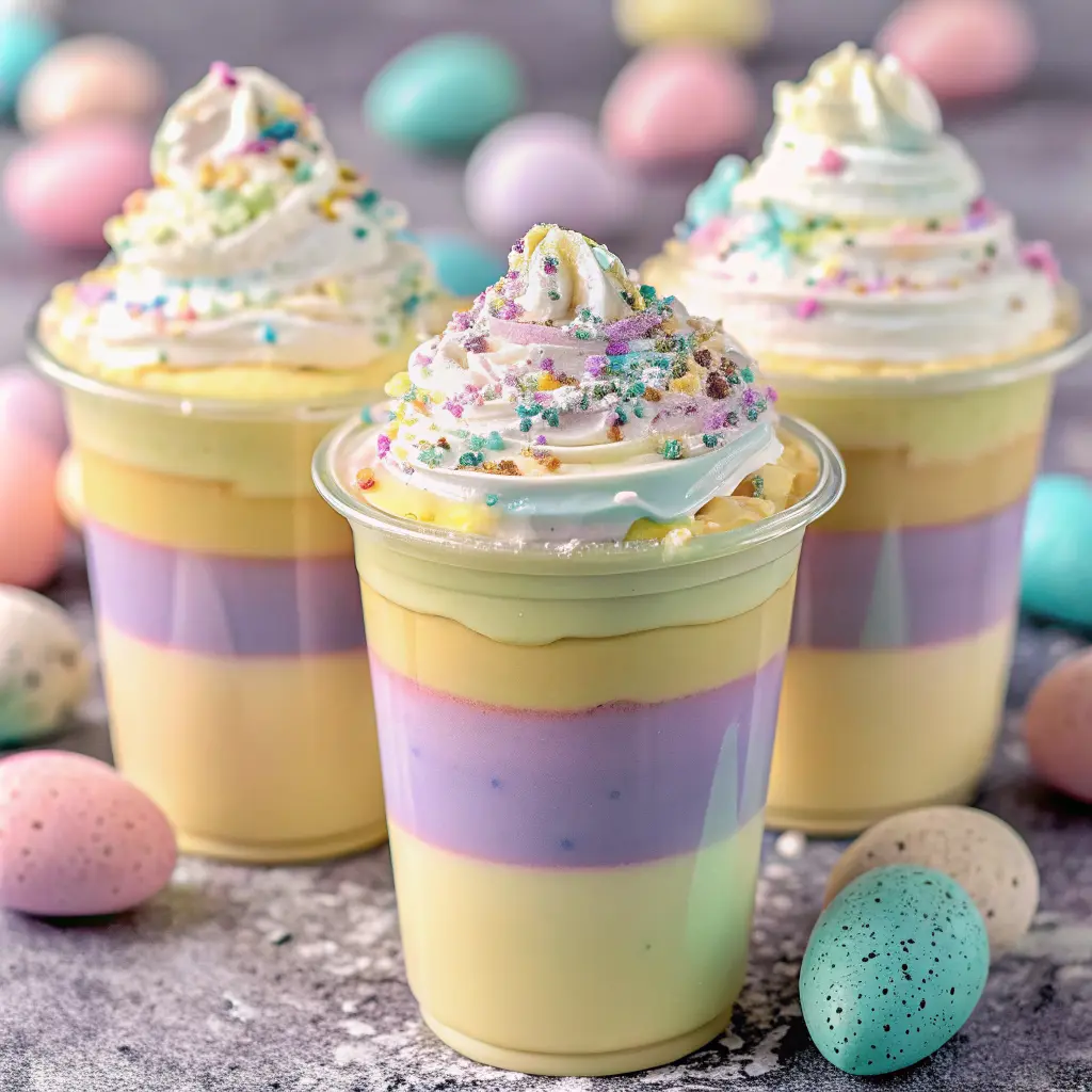 Creamy Easter Jello Parfaits