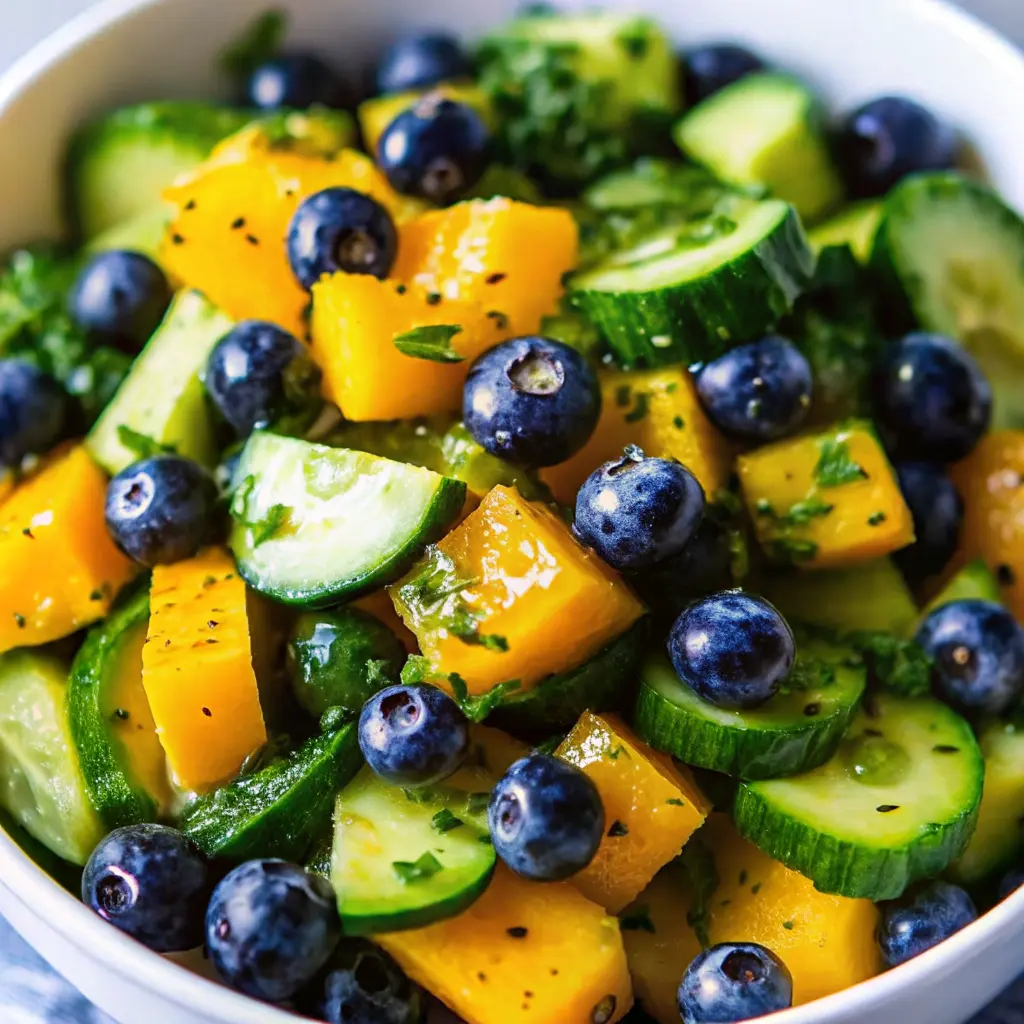 mango cucumber salad